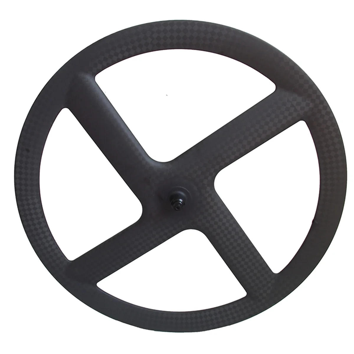 Description Picture 5 of item23mm Wide 41mm Depth Carbon 700C Road/Track/Fixed Gear Bicycle Wheelset Front 4 Spokes Rear Disc Wheels Tubular  UD 12K