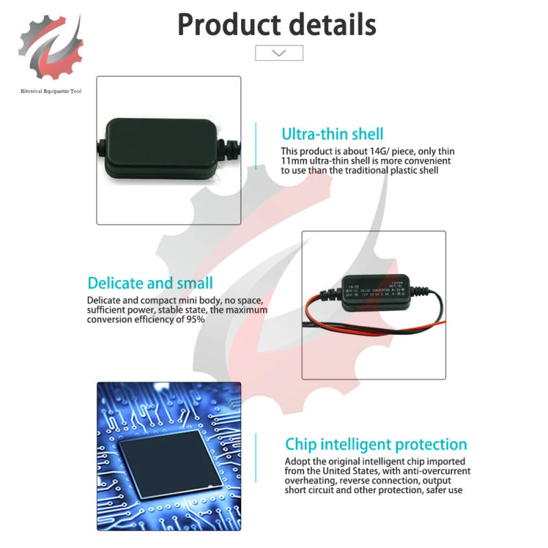 Description Picture 4 of itemDC-DC Step Down Converter Module 12V to 3.3V 4.2V 5V 6V 7.5V Non-Isolated Buck Power Supply Voltage Regulator With Protection