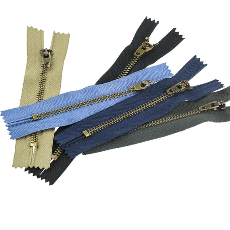 Description Picture 2 of item4# Copper Close-end Zippers Auto Lock Durable Zippers Thick Webbing Bags Garment Home Textile Accessories Sewing Supplies