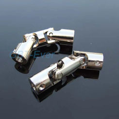 1Pcs 4/5/6/8/10mm Boat Car Shaft Coupler Metal Three-section Universal Joint Coupling Motor Connector Coupler with M3/M4 Screw