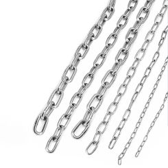 304 Stainless Steel Chain for Pets, Dog Drive Ring Chain, Outdoor Clothesline Swing Liftin Chain