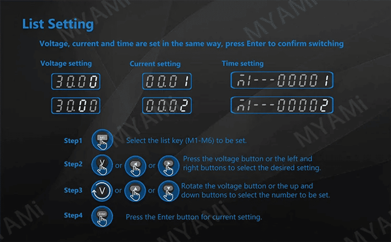 Description Picture 6 of itemLaboratory programmable adjustable 20V 50A variable voltage regulator switch DC power supply