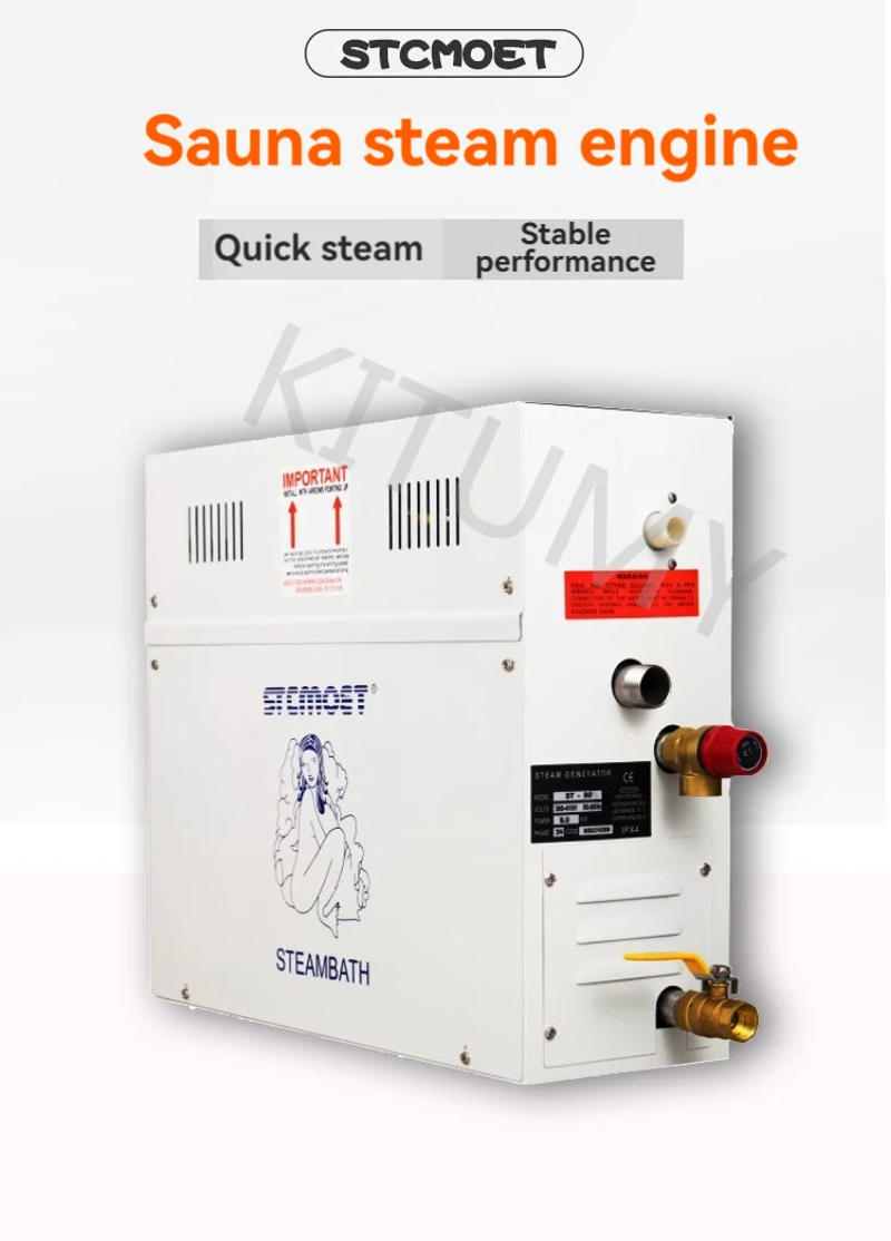 Description Picture 3 of itemSteam Generator 220V/380V Home Steam Maker Machine Sauna Bath SPA Steam Shower Digital Controller Mist Making Machine