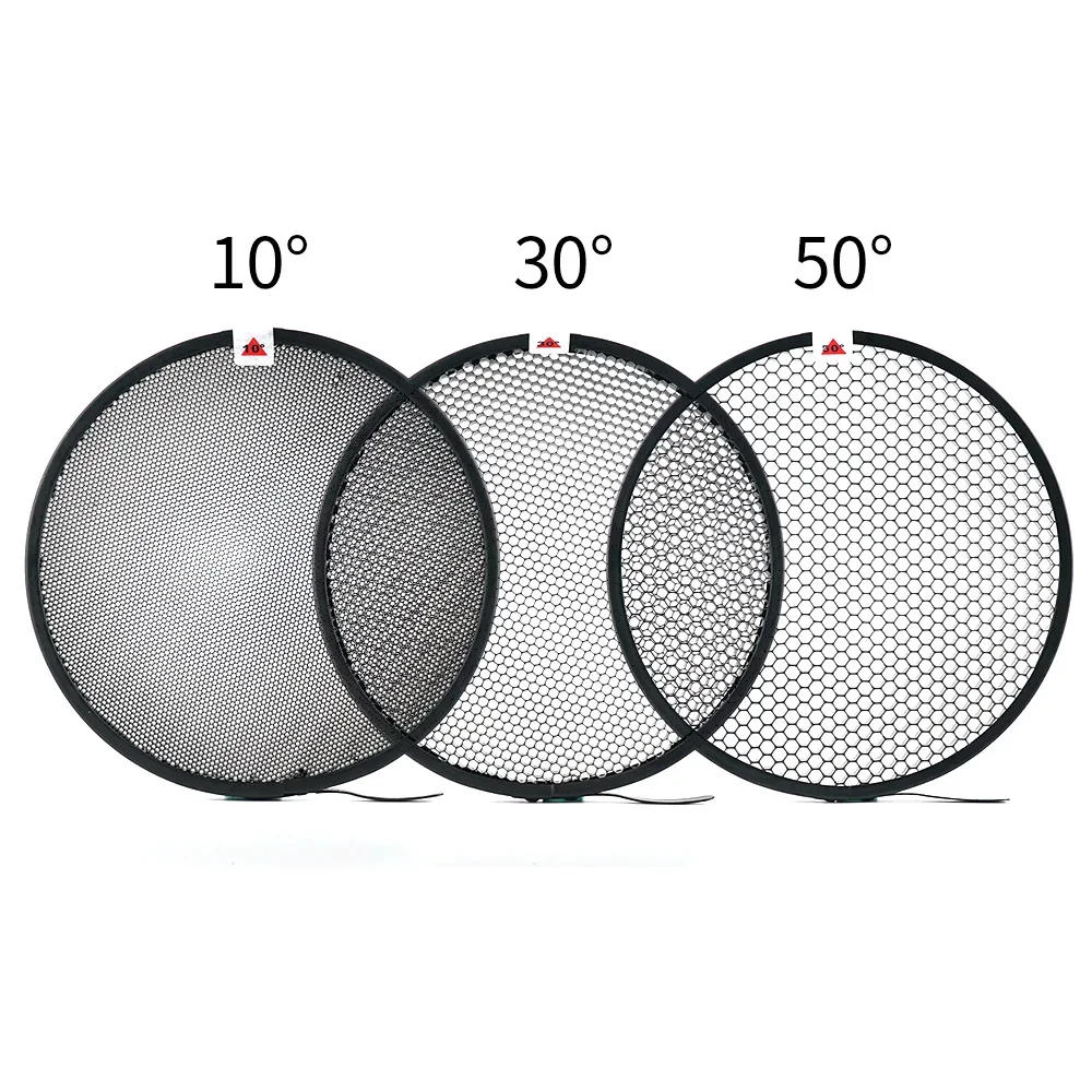 Description Picture 6 of itemGodox Honeycomb Grid Diffuser 6.7'' 17cm 10 20 30 40 50 60 Degree for Bowens Standard Reflector Photography Studio Flash Light