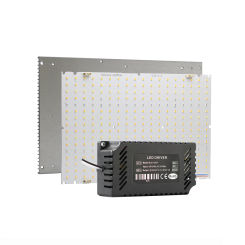 120W Samsung LM281B+ LED Grow Light  3x2ft Coverage for Greenhouse Seed Starting Vegetables Bloom with Radiator and Power Supply