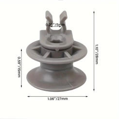 8 pieces 4581DD3002A Easy to install dishwasher rack wheel, bowl and plate drum and shaft assembly replacement parts