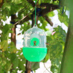 Reusable Outdoor Wasp Hanging Fly Trap Catcher Beekeeping Catcher Cage Equipment Tools Hornet Pest Control Dropship