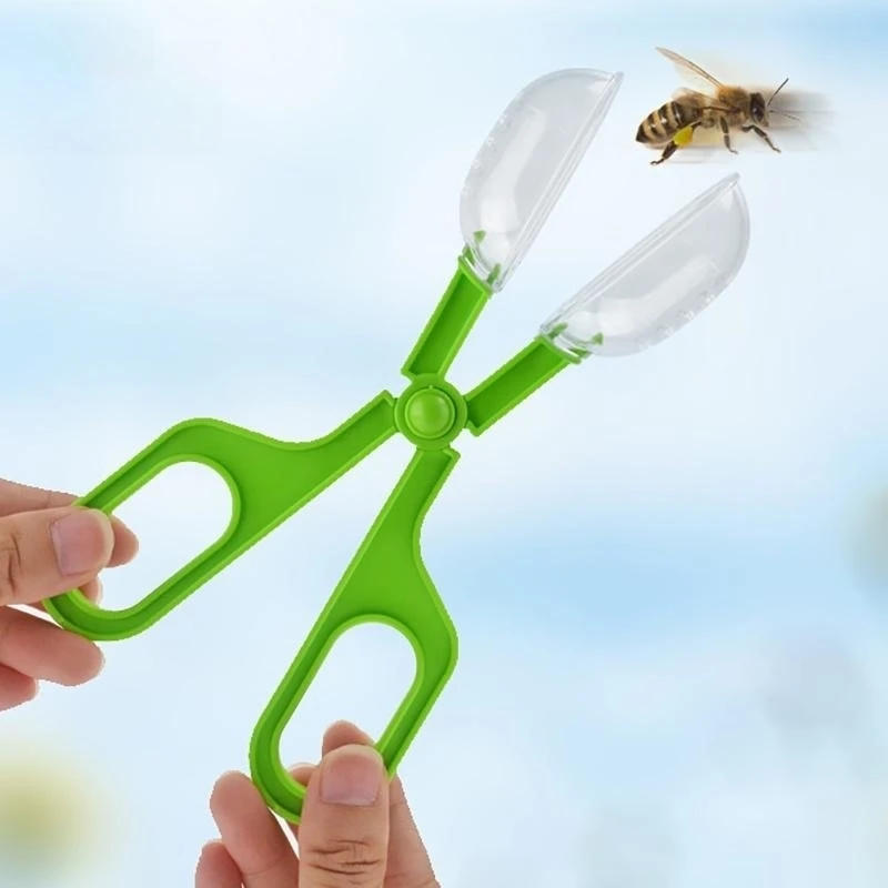 Description Picture 2 of item1/3/10pcs Insect Trapper Portable Nsects Catcher Tongs Outdoor Children Bug Catcher Scissor Light Special Crawler Clip Tweezers