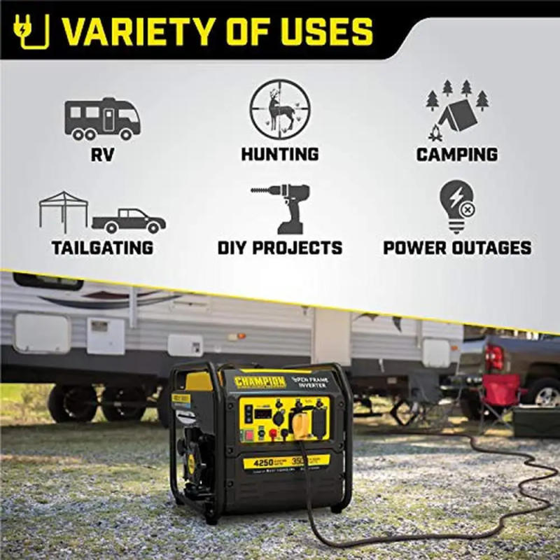 Description Picture 5 of itemPortable Inverter Generator 4250W Quiet Technology RV Ready 22 hours Run Time Clean Electricity Parallel Ready 4 Stroke Gas