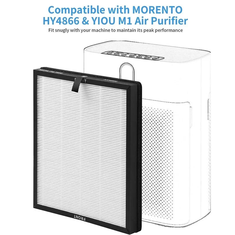 Description Picture 2 of itemHEPA Filter for MORENTO HY4866 Air Purifier, H13 True HEPA Filter, Replacement Part