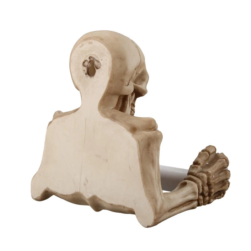 Description Picture 6 of itemCreative Skull Toilet Paper Holder Wall Mounted Toilet Paper Storage Box Bathroom Storage Box