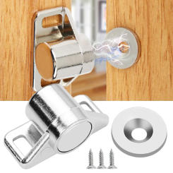 Magnet Cabinet Door Catch Magnetic Furniture Door Stopper Strong Powerful Neodymium Magnets Latch Cabinet Catches