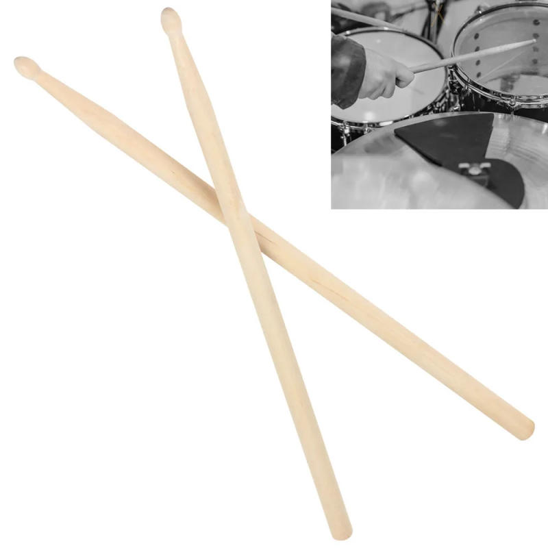 Description Picture 5 of item5A/7A Maple Wood Drumsticks Set Wooden Drum Sticks For Beginners Classic Electronic Digital Percussion Instrument Accessories