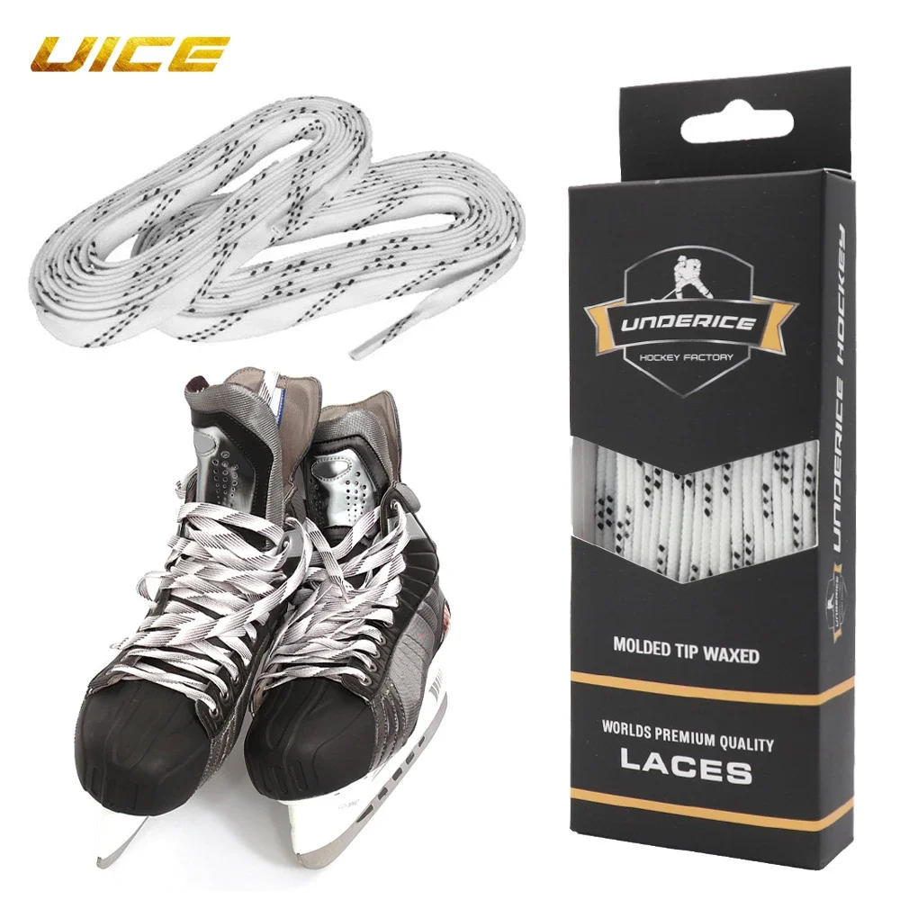 Description Picture 5 of itemIce Hockey Shoelaces 84/96/108/120in Box-Packed Ice Hockey Skate Laces  Dual Layer Braid Extra Reinforced Waxed Tip Shoelace