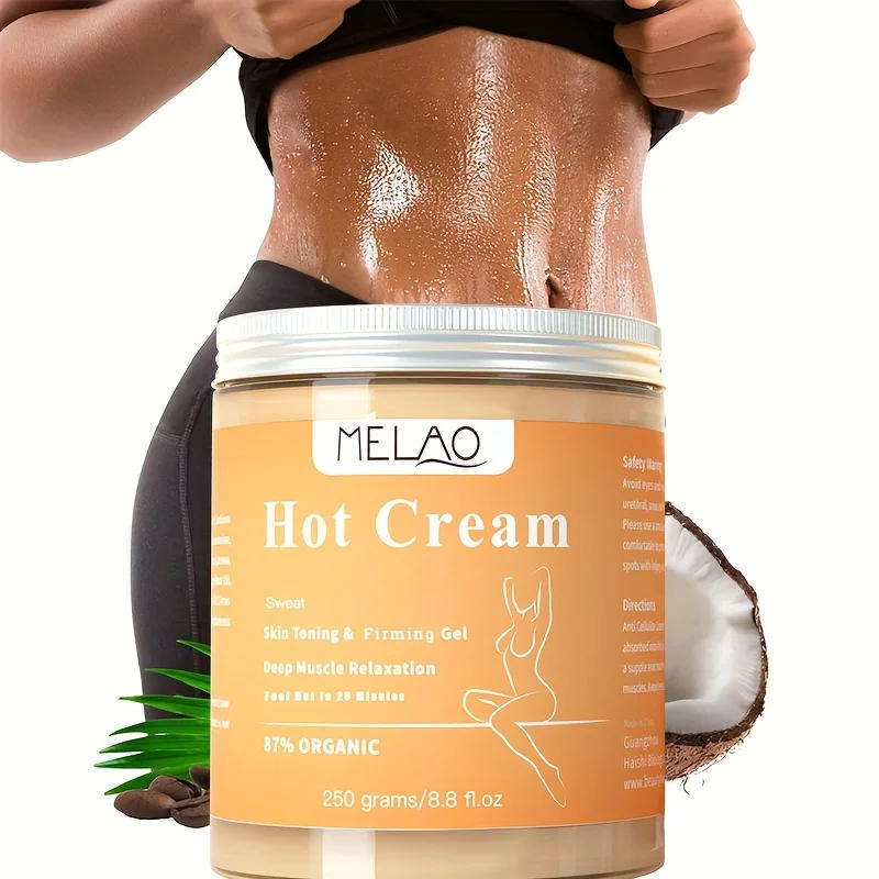 Description Picture 4 of itemMELAO Hot Cream Massage Gel - Natural and 87% Organic Anti Cellulite Slimming Lotion Fat Burning Massage Weight Loss Cream