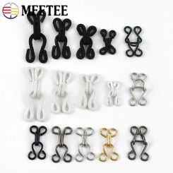 30/50Sets Metal Invisible Button For Underwear Skirt Coat Adjust Buckles Collar Hook Garment Pants Clasp DIY Sewing Accessories