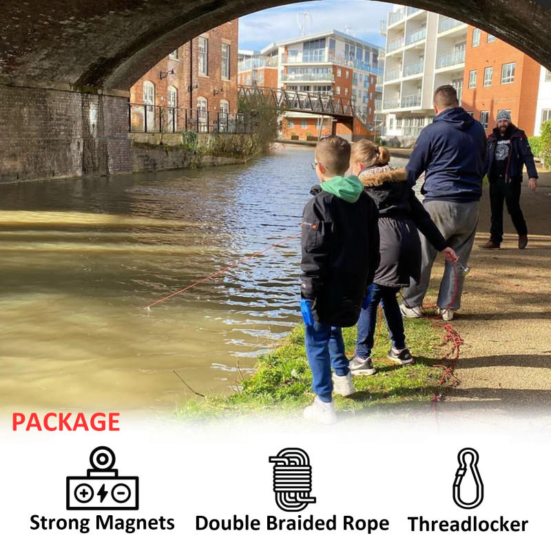 Description Picture 4 of itemMagnet Super Strong Powerful Circular Ring Salvage Fishing NdfeB Round C48L Magnet Fishing and Magnetic Recovery Salvage