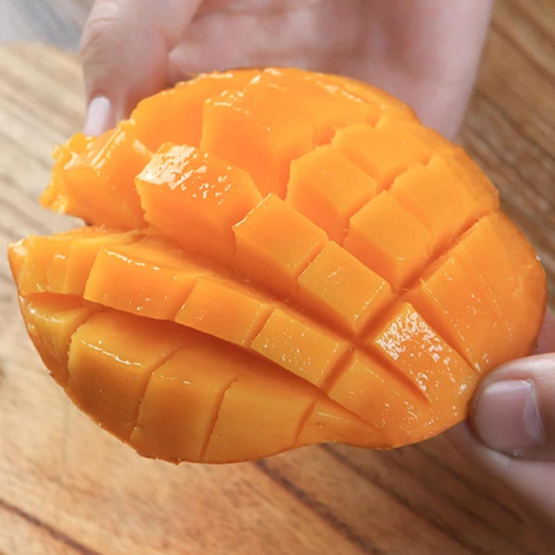 Description Picture 6 of itemStainless Steel Mango Cutter Apple Slicer Vegetable Knife Corer Kitchen Easy To Use Peeler Fruit Splitter Cutter Divider Tools