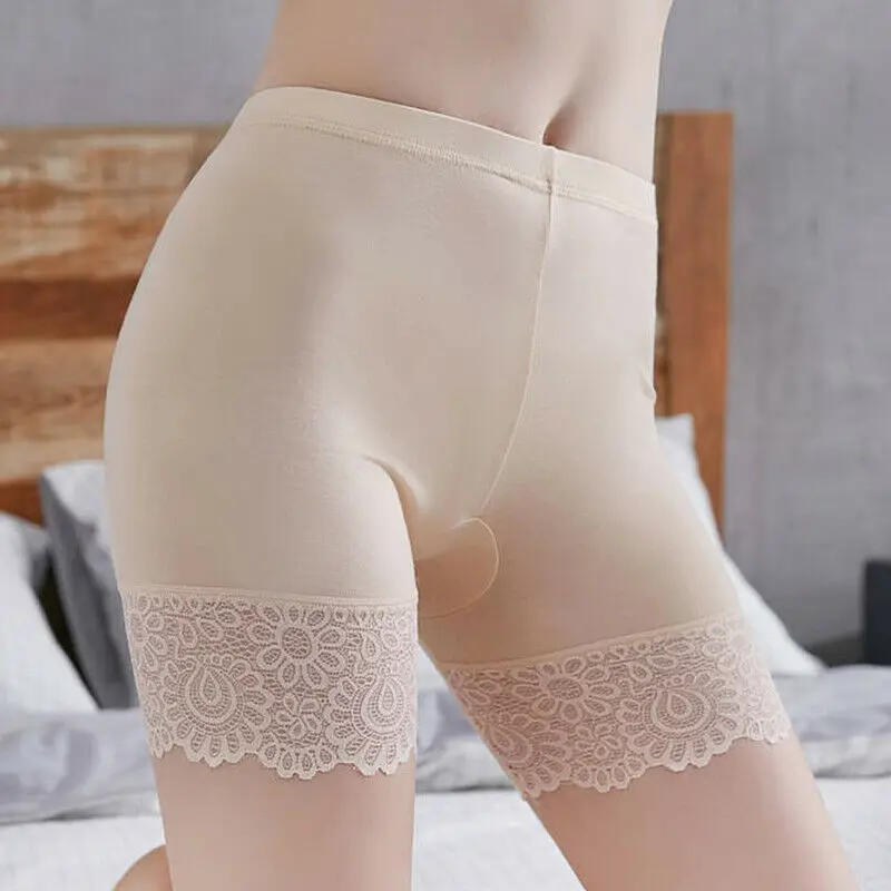 Description Picture 5 of itemWomen Shorts Underwear Safety Pants High Waist Shorts Under The Skirt Cotto Seamless Panties Casual Breathable Briefs Cycling