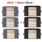 6pcs Black-Grey