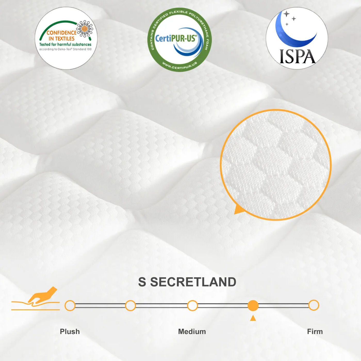 Description Picture 6 of item12 Inch Bed Mattress Full Size Gel Memory Foam and Innerspring Hybrid Mattress