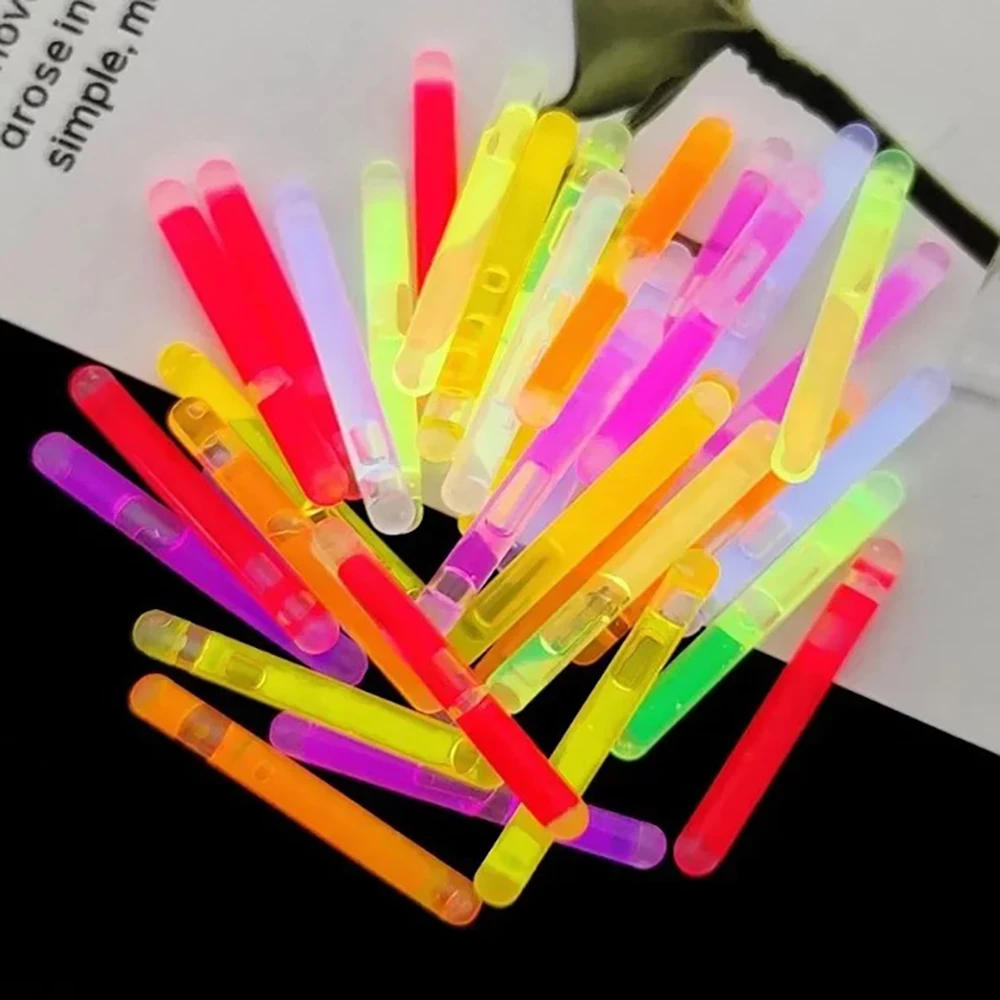 Description Picture 6 of item60/10PCS Mini Glowing Stick Multicolor Chemical Fluorescence Stick Night Fishing Lighting Tool Children Gifts Event Party Supply