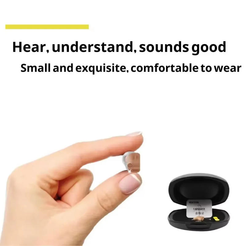Description Picture 6 of itemRexton Inox Super Invisible Hearing Aids CIC Digital Ear Sound Amplifier App Adjustable For Mild to Moderate Deafness