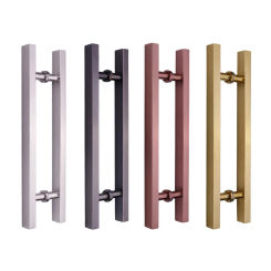 Entrance Glass door handle 400MM Stainless Steel shower/wood sliding door pull Armrest rose gold big knob for Hotel KTV hardware
