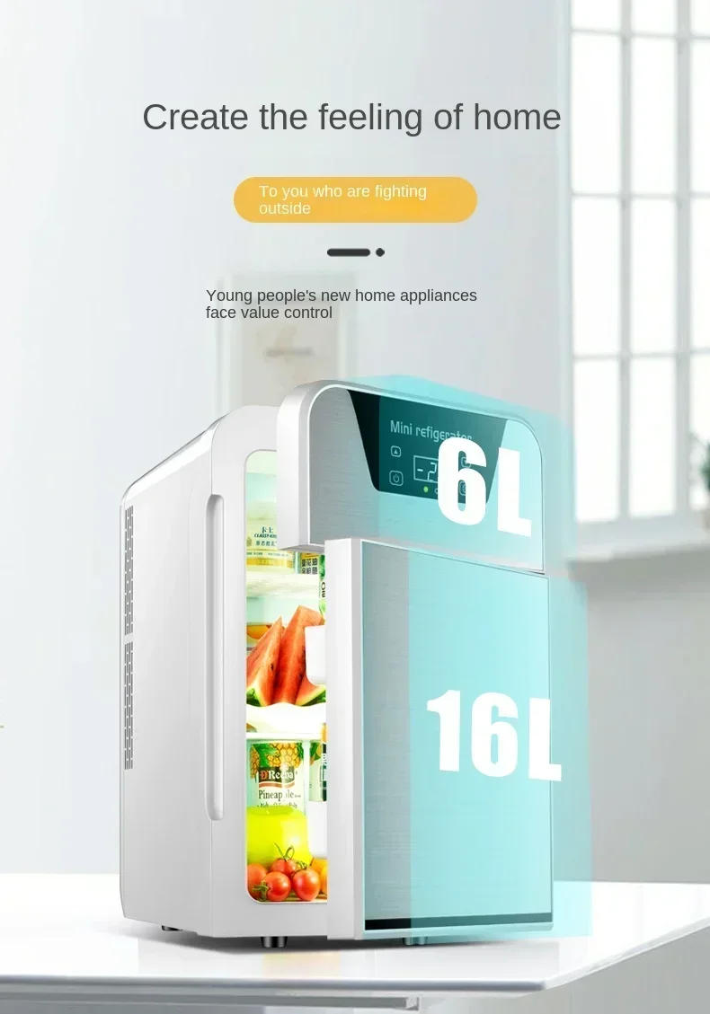 Description Picture 2 of item220V Mini Refrigerator Small Household Dormitory Car Mounted Refrigerator Mini Student Refrigeration Single Person Small  C