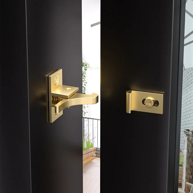 Description Picture 6 of item1PCS Window Latch Lock Compact Low Noise Flat Bottom Copper Bird Lock Buckle Door Window Hooks Anti Theft Gate Latch Hardware