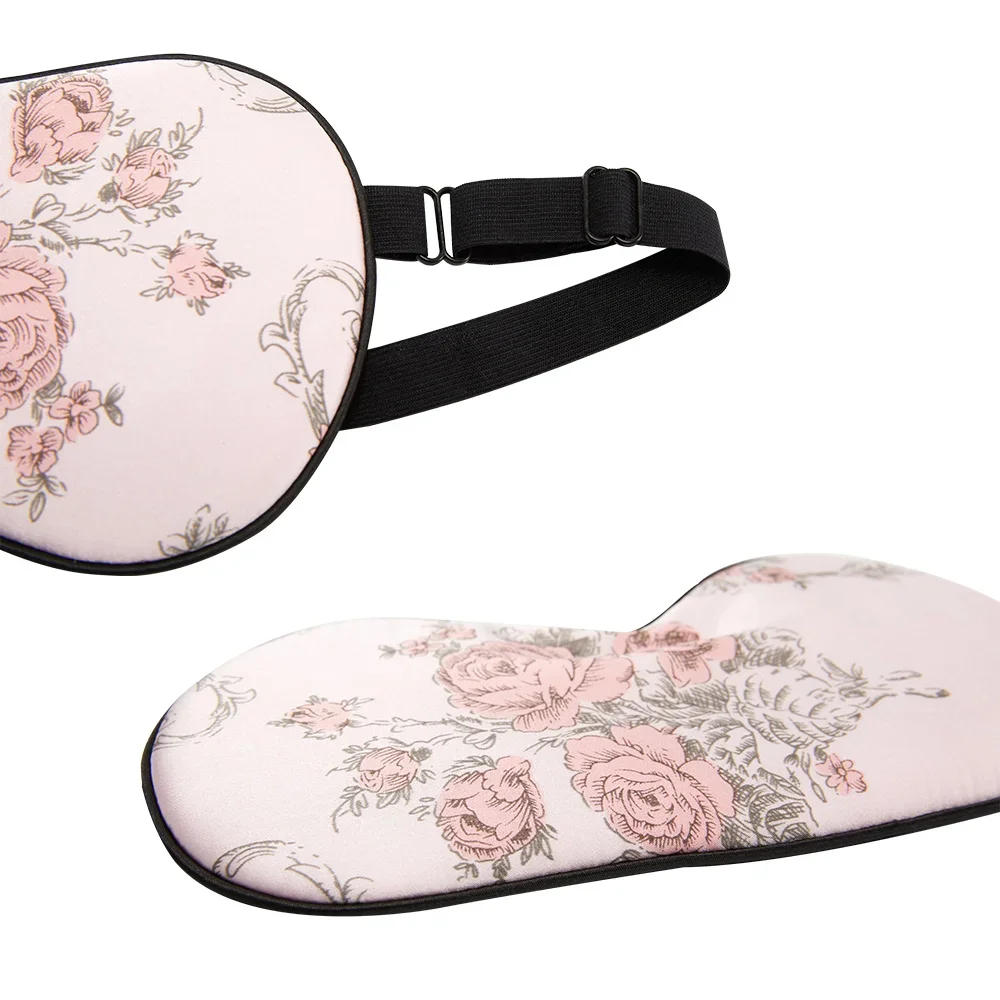 Description Picture 4 of itemMulberry Silk Sleep Aid Mask 100% Natural Mulberry Soft eyeshade Smooth Sleeping Aid Eyeshade Eyes Cover Patch Comfort Blindfold