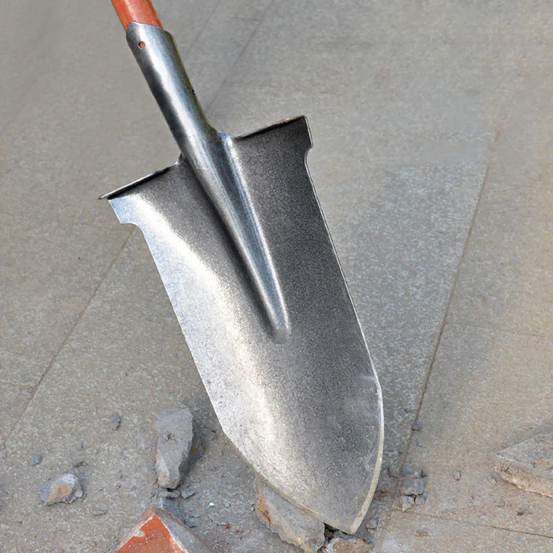 Description Picture 3 of itemShovel Camping Steel Gardening Tool High Manganese Steel Material Outdoor Trowel for Planting Digging round Garden Cleaning