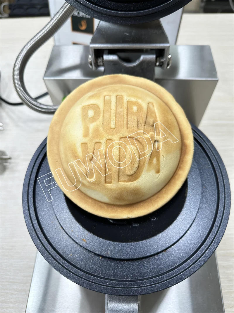 Description Picture 6 of itemGelato Panini Press Semlor Paczki Krapfen Baker Ice Cream Hamburg Maker Commercial Extra Large 160mm UFO Burger Machine