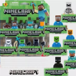 New Cartoon Mario Building Blocks Action Figure Cartoon Minecraft Toy Bricks Assemble Educational Kid Toys Birthday Gift
