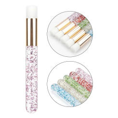 Wholesale 5pcs Eyelash Cleaning Brush Lash Wash Shampoo Clean Applicator Crystal Microbrush Eyebrow Lash Makeup Brush Extension