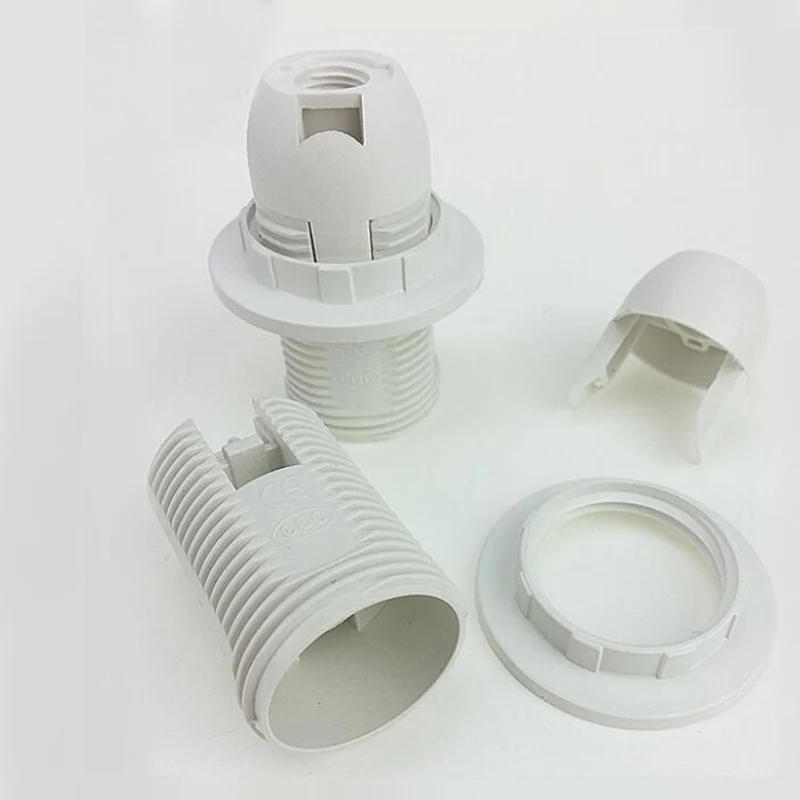 Description Picture 2 of item6pcs Lamp Base E14 E27 Light Bulb Socket Converter Power Holder Screw Head Lampshade Ring Adapter For Pendant Light 110V 220V