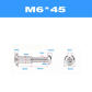 5set M6x45