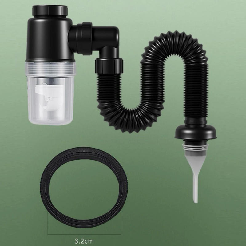 Description Picture 5 of itemUniversal Kitchen Sink Drain Anti Clogging Home Sink Hose Sink Deodorant Strainer Drain Sewer Pipe Bathroom Sink Accessories
