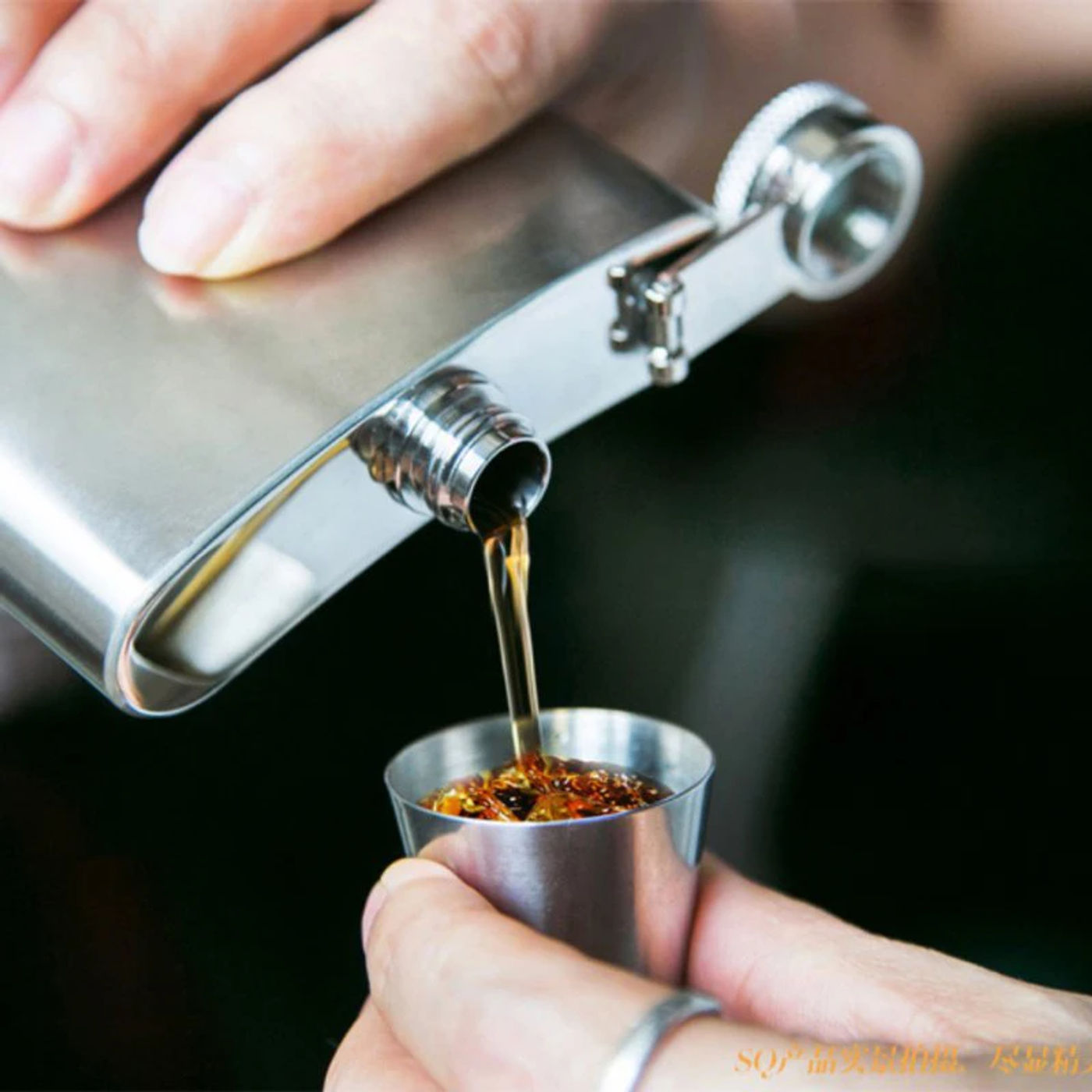 Description Picture 2 of item1/4/8pc Tainless Steel Shot Glass With Storage Bag 30ml/70ml/170ml Mini Drinking Wine Glasses Portable Drinking Tumbler For Bar