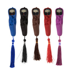 2038P Hand Counter Manual Reset Decompression Relaxation Tool Digital Electronic Rosary Counter Tassel Decompression Relaxation