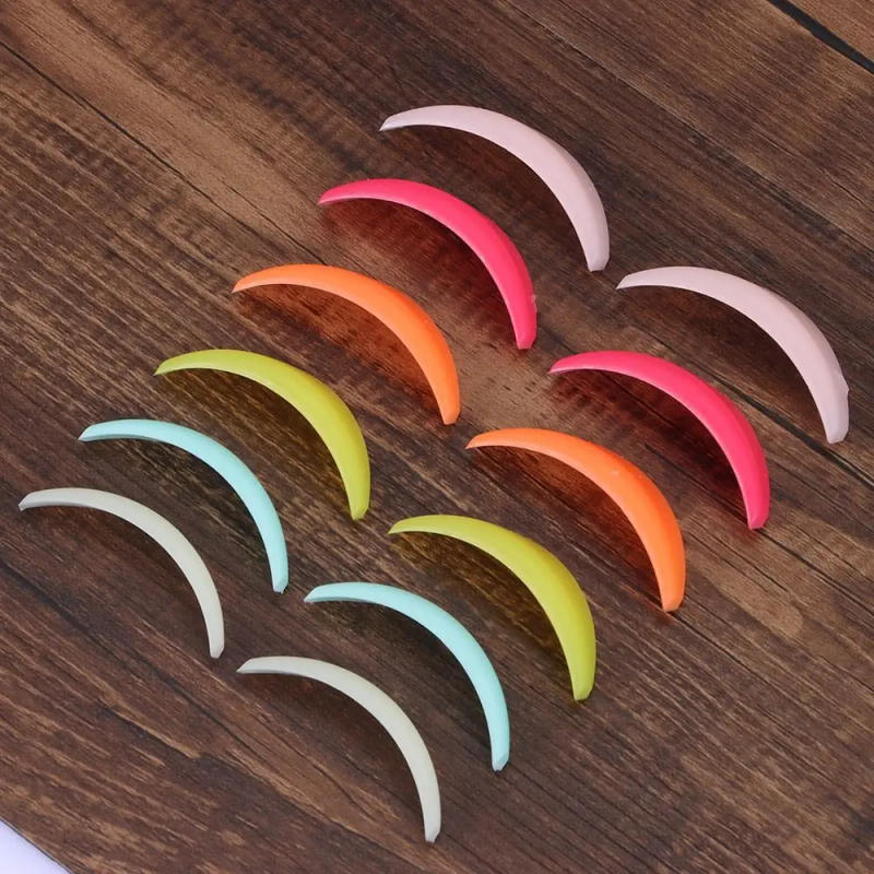 Description Picture 6 of item6 Pairs Eyelashes Lifting Kit Silicone Pad Eye Lash Lift Perm Pads Eyelashes Extension 3D Eyelash Curler Applicator Tools