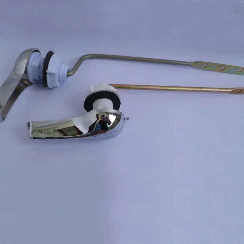 Description Picture 5 of itemToilet Tank Flush Lever Chrome Finish Toilet Handle Wrench Fits Most  Toilets Water Tank Accessory Bathroom Tools