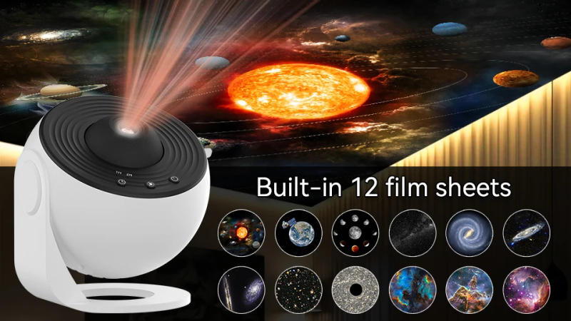 Description Picture 2 of itemNight Light Galaxy Projector 360° Rotate Planetarium Lamp For Kids Bedroom Deco ﻿Starry Sky Projector Desktop Decorative Light