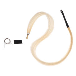 Genuine Mongolian Horse Tail Hair Musical Instrument Erhu Bow Horse Hair Parts for Any Size Violin Viola Cello and Erhu Bows
