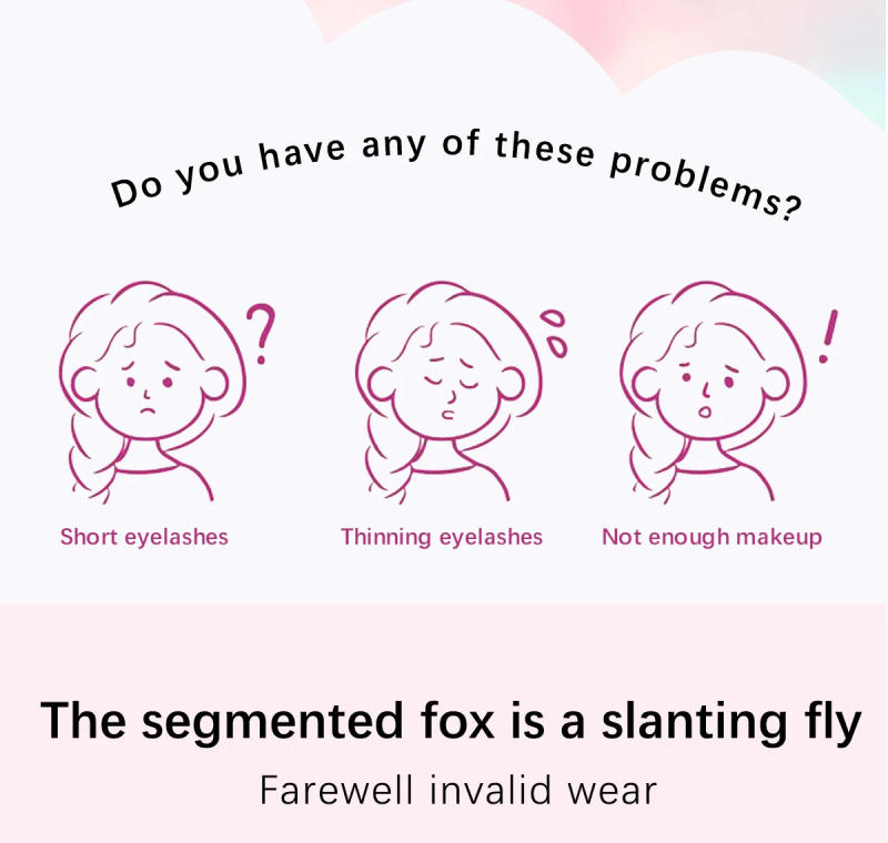 Description Picture 3 of itemLash Clusters New Cat Eye Eyelashes Left+Right Eye Lash Extension 3d Natural Wispy DIY Individual Eyelash