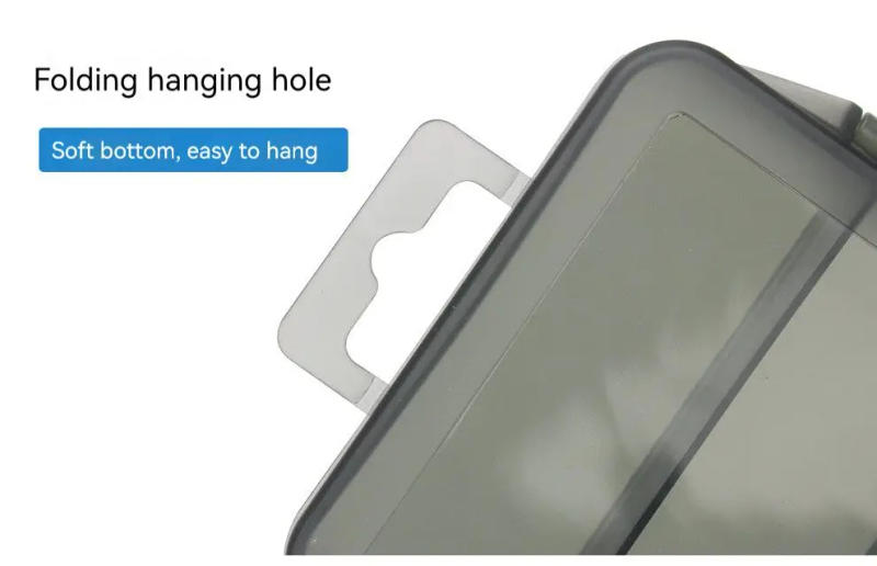 Description Picture 4 of itemPRO BEROS 5/10 Compartments Fishing Tackle Boxes Fishing Lure Plastic Box Organizer Fishing Bait Tackle Storage Case Pesca Tools