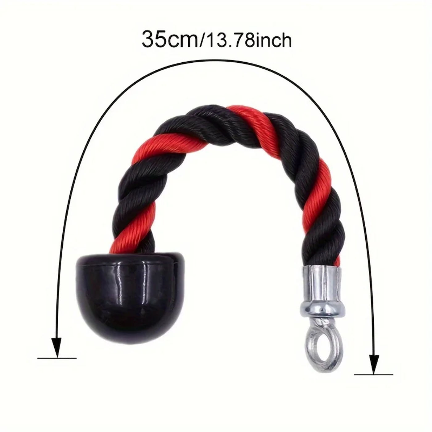 Description Picture 6 of itemTricep Rope for Push Pull & Down Exercises - Arm Muscle Resistance Bands for Body Building & Strength Training (Double Head)