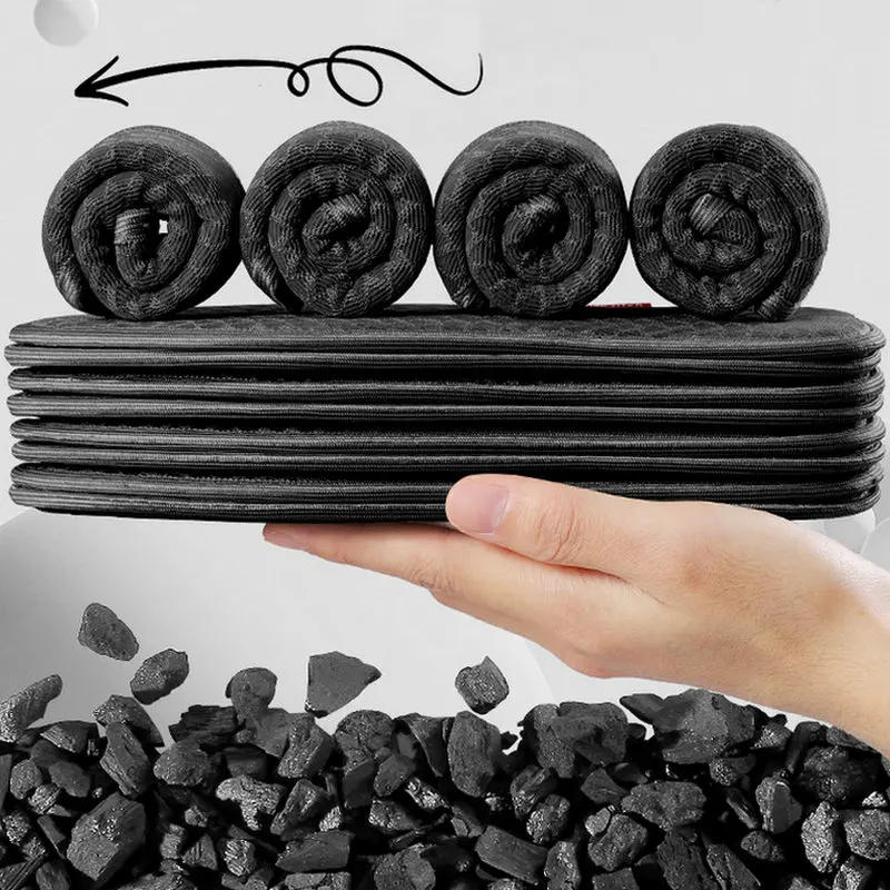 Description Picture 5 of itemDeodorant Foot Insoles Bamboo Charcoal Insert Light Weight Mesh Breathable Shoe Pad Insert Suction Perspiration Insole