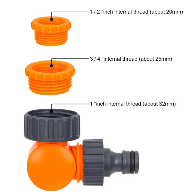 Description Picture 5 of itemGarden Hose Connector Faucet Adapter For 1/2 Inch Hose Reel Cart Plastic Click-lock Quick ConnectionFor Watering Irrigation