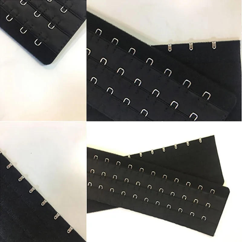 Description Picture 4 of itemSlimming Belt Extenders for Waist Cincher Accessories Black Nude, 3*13 Row Hook, 25cm
